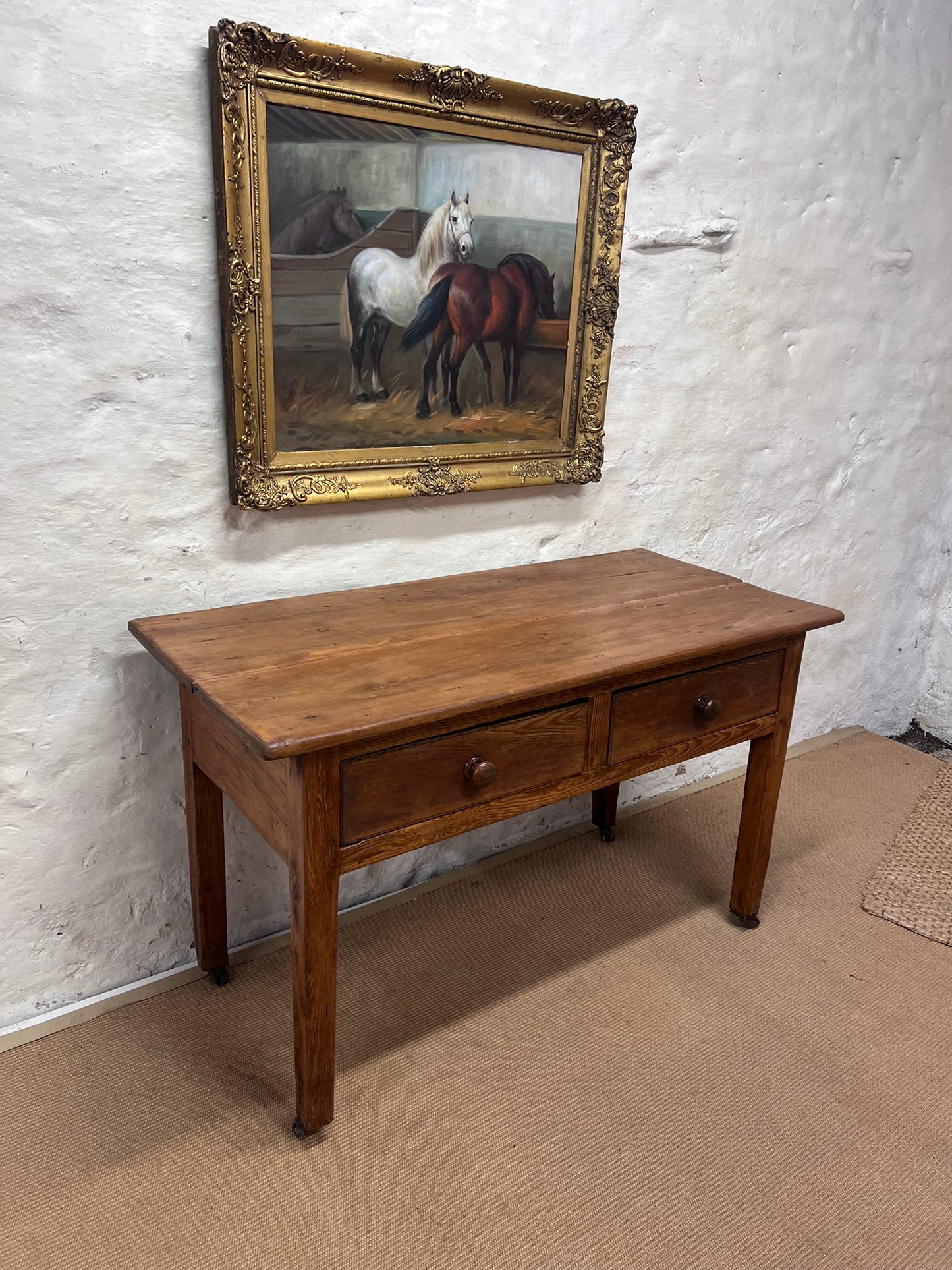 Antique Pine Side Table