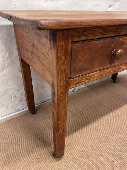 Antique Pine Side Table