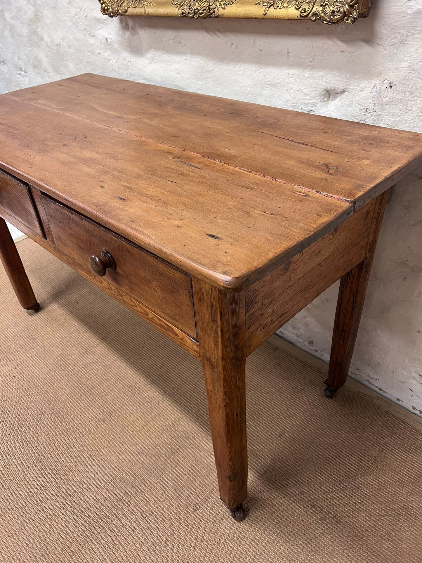 Antique Pine Side Table