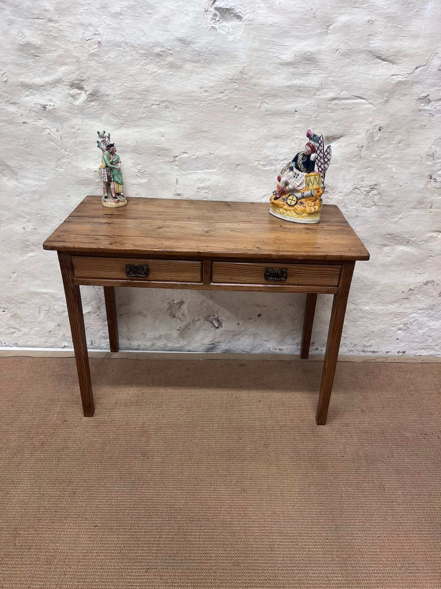 Antique Pine Side Table Ca 1890
