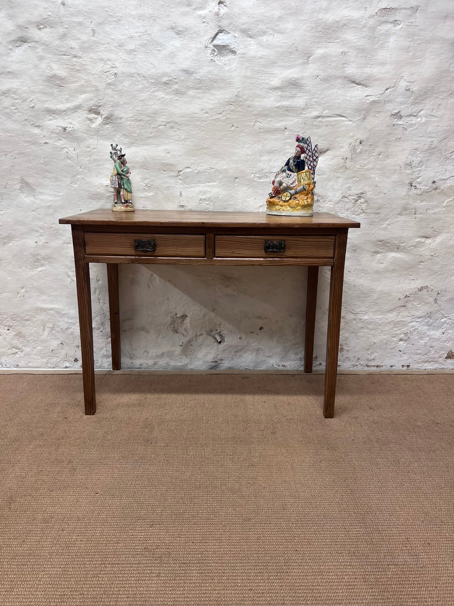 Antique Pine Side Table Ca 1890