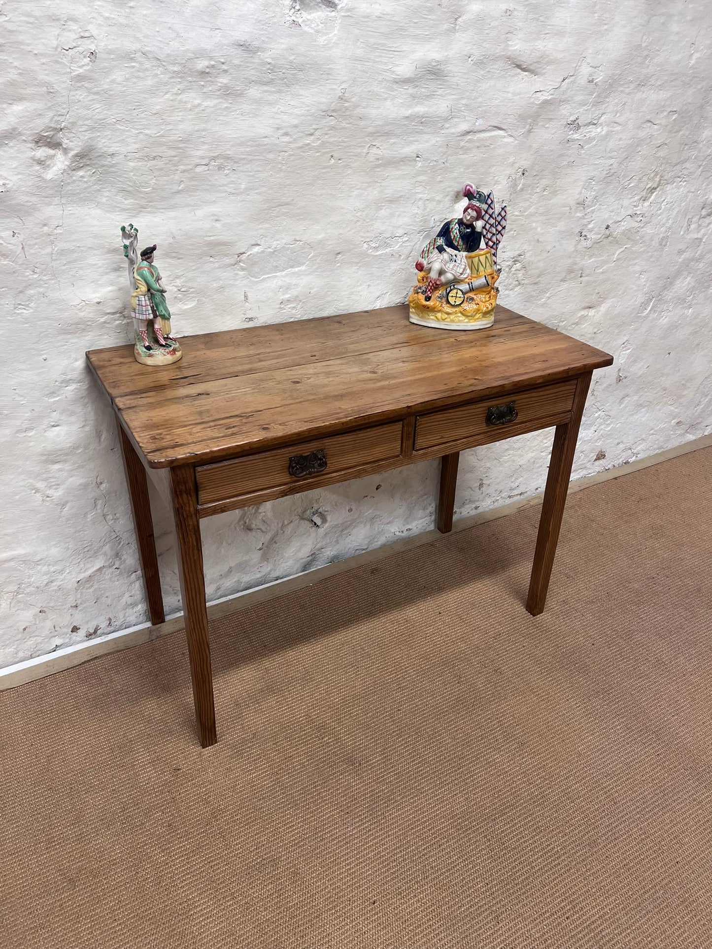 Antique Pine Side Table Ca 1890
