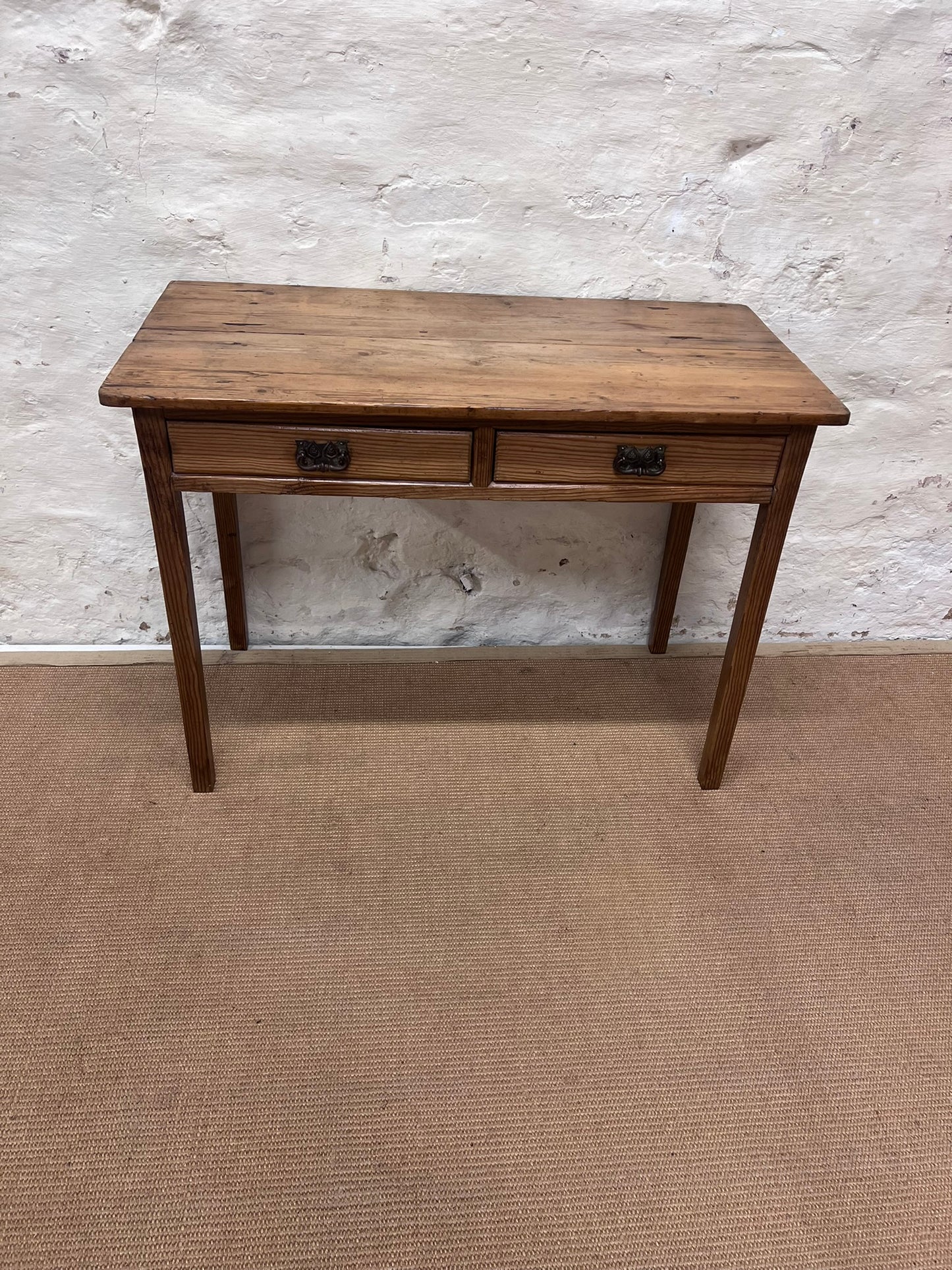 Antique Pine Side Table Ca 1890