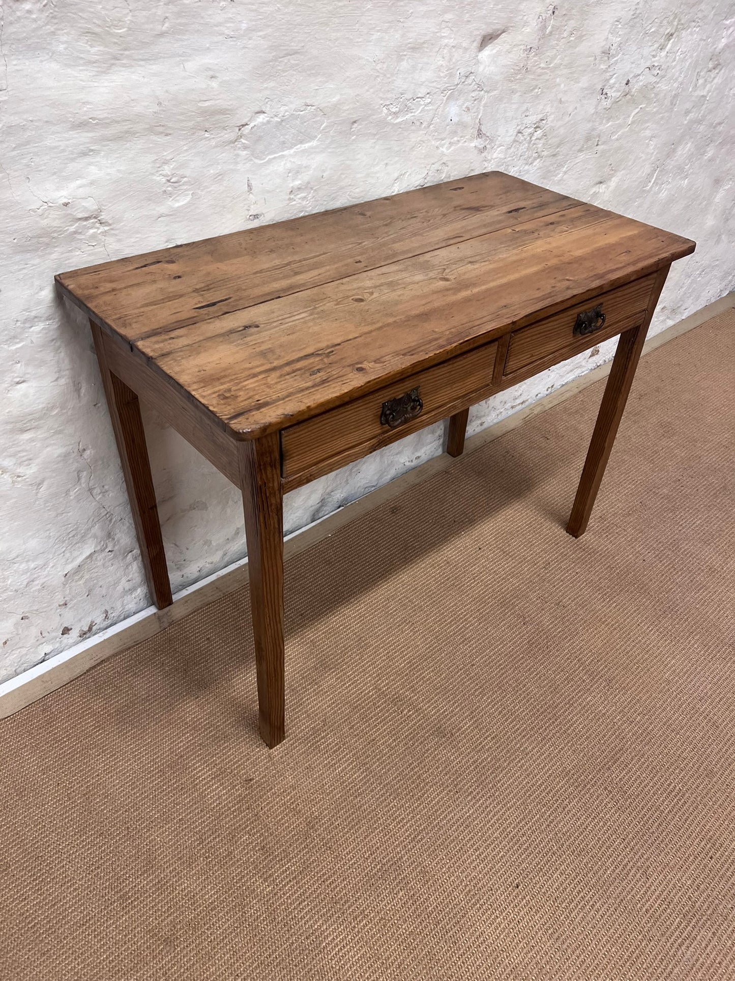 Antique Pine Side Table Ca 1890