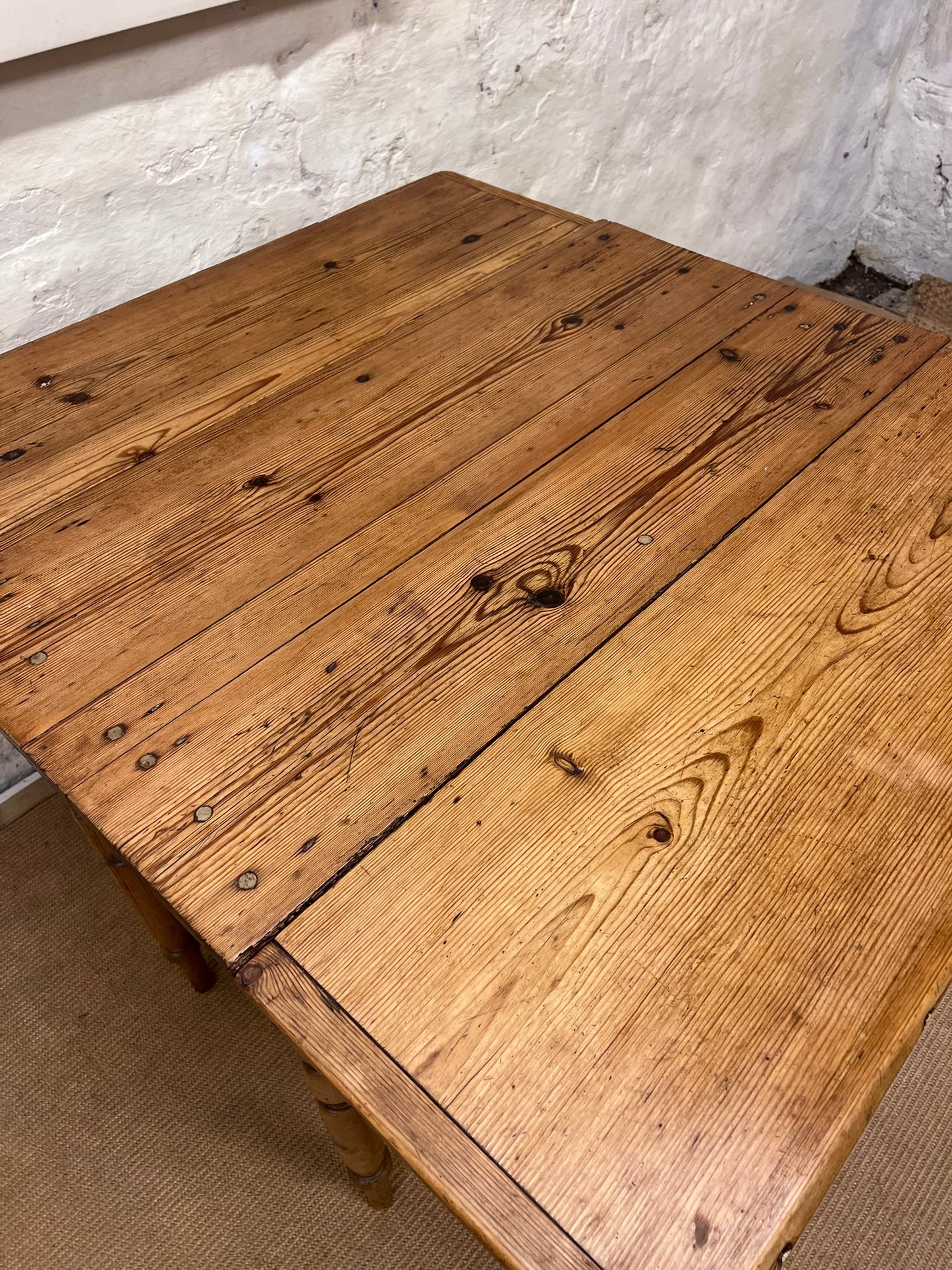Antique Pine Drop Leaf Table