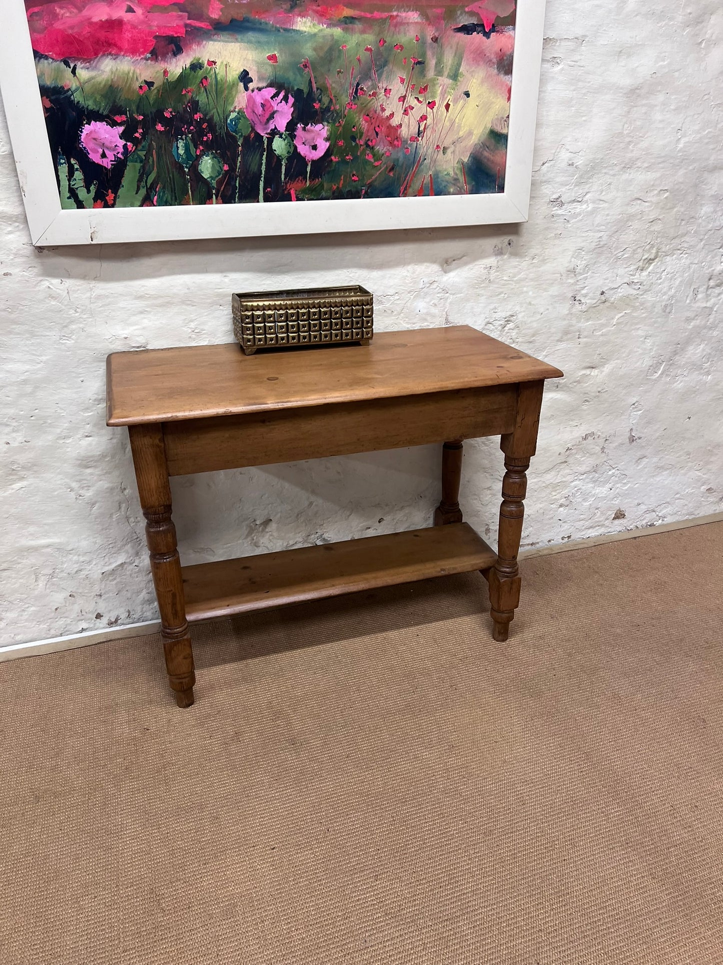 Antique Pine Side Table ca 1900
