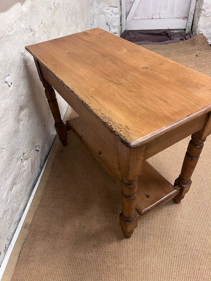 Antique Pine Side Table ca 1900