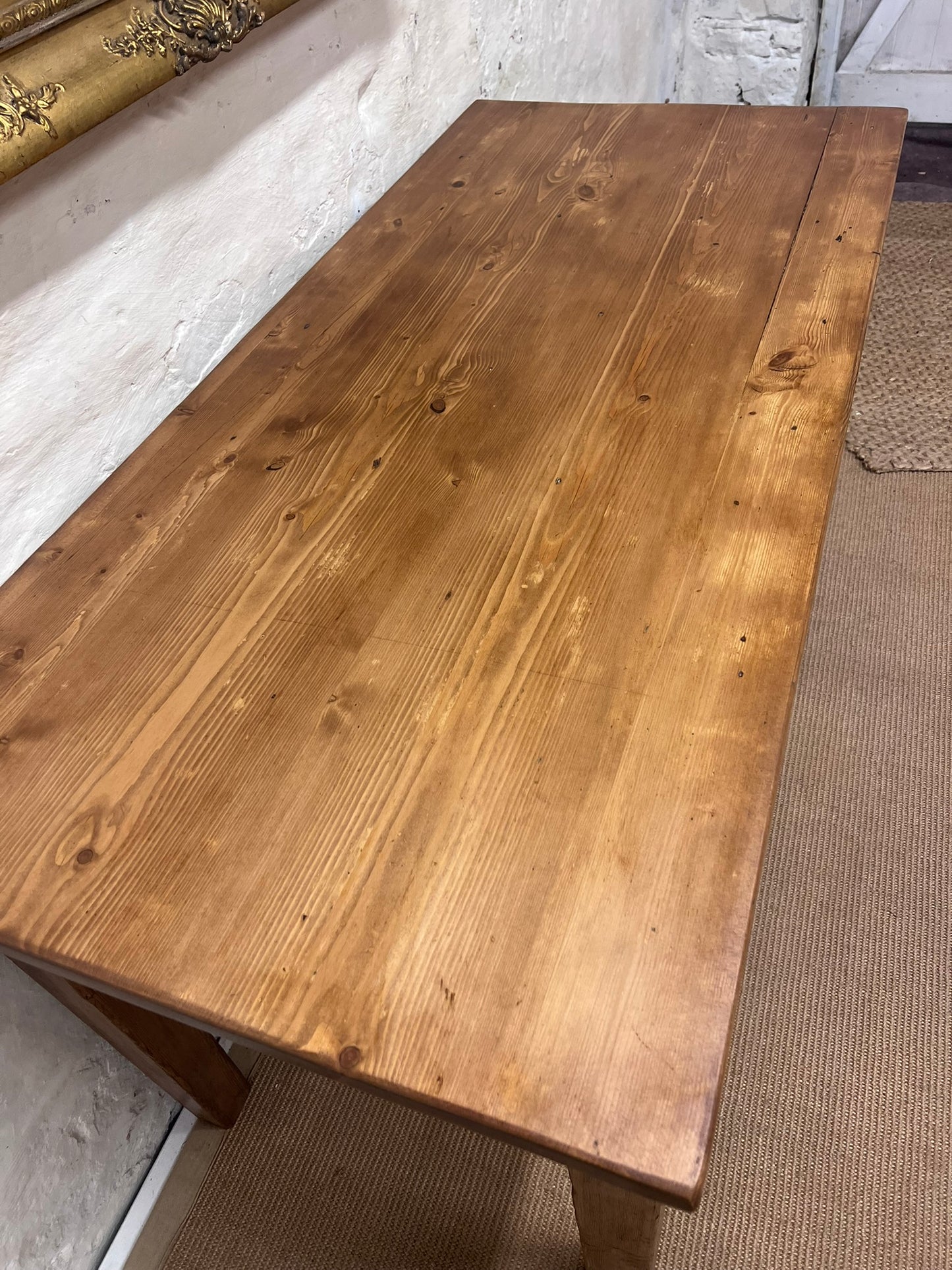 Antique Pine Desk /Side Table ca 1900