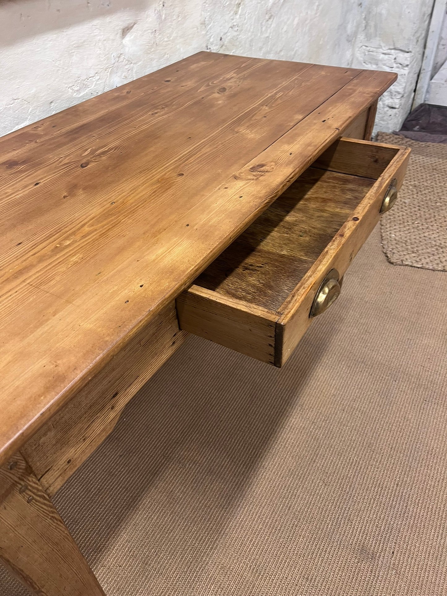 Antique Pine Desk /Side Table ca 1900