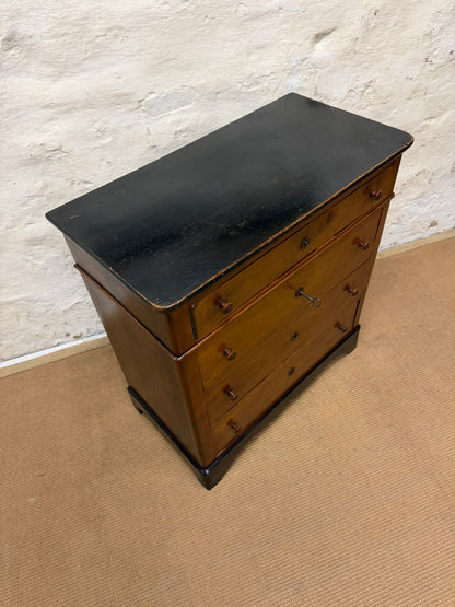 French Walnut Chest Ca 1880