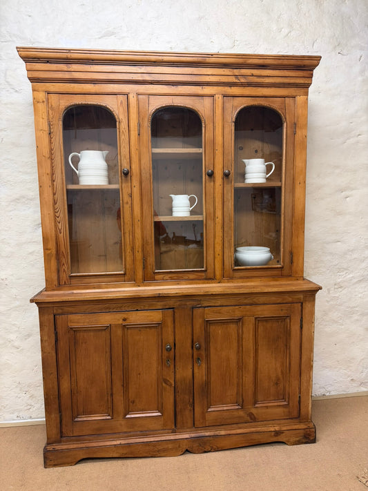 English Antique Pine Cupboard