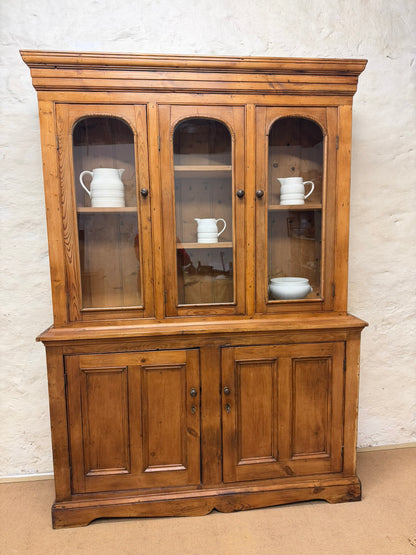 English Antique Pine Cupboard