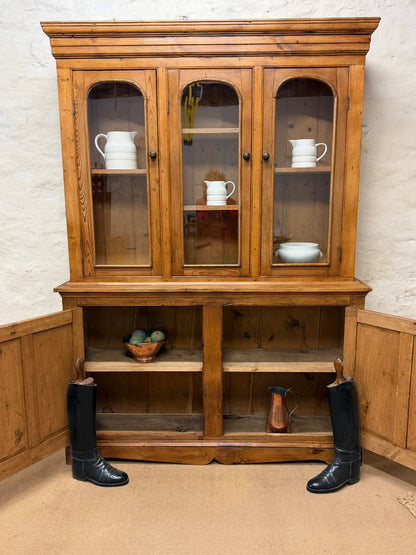 English Antique Pine Cupboard