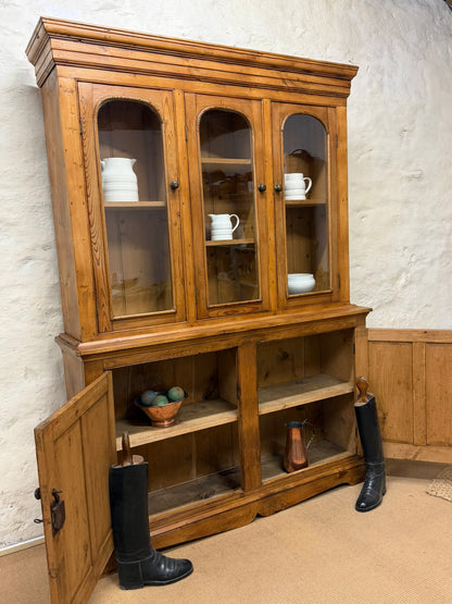English Antique Pine Cupboard