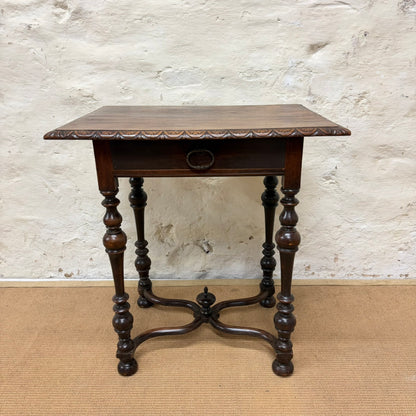 French Oak Side Table