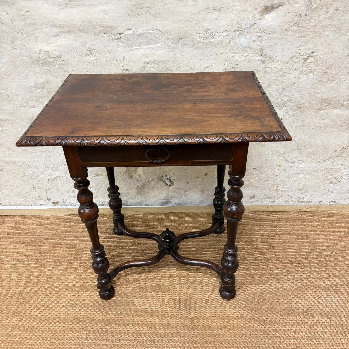 French Oak Side Table