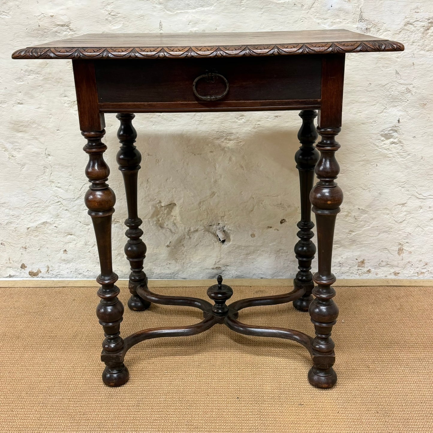 French Oak Side Table