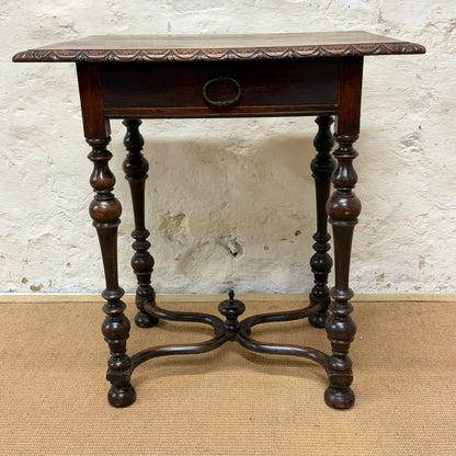 French Oak Side Table