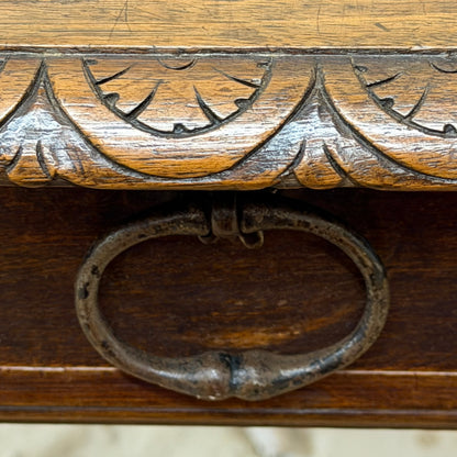 French Oak Side Table