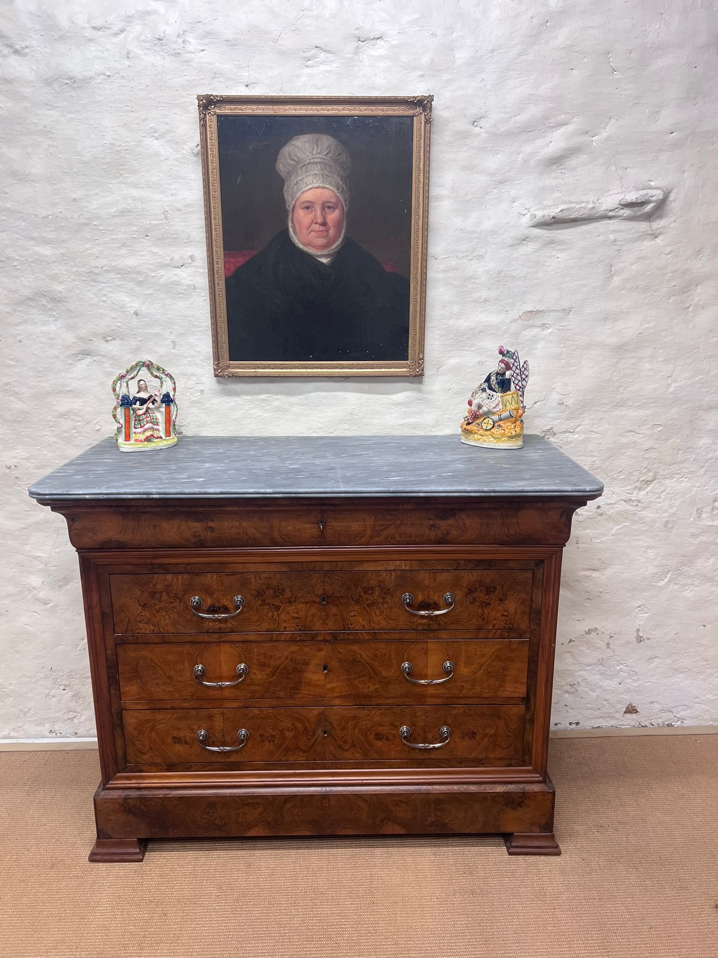 French Walnut Commode Chest