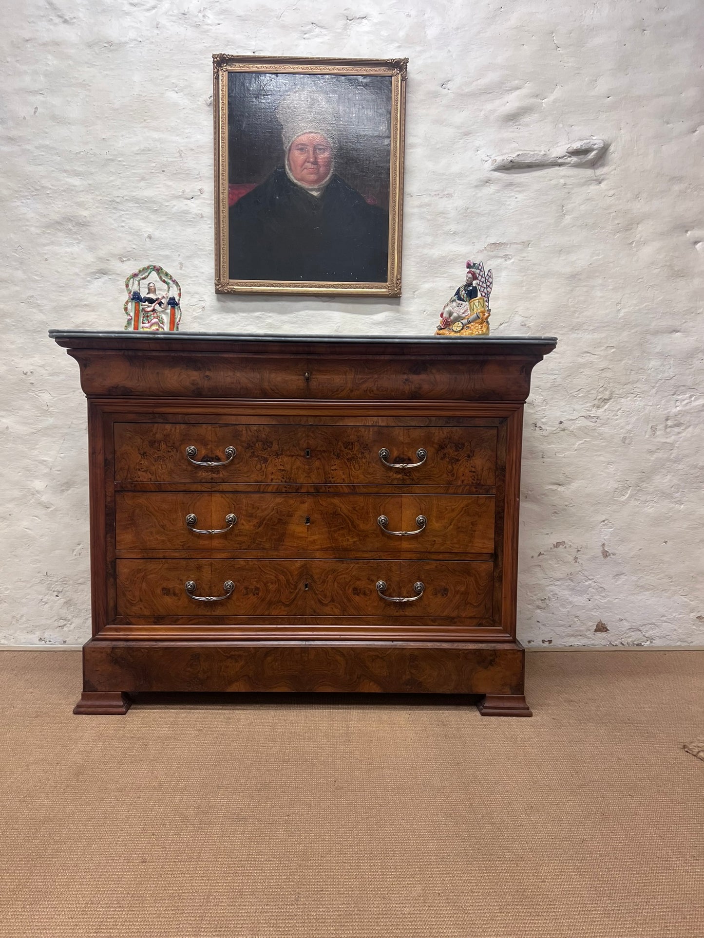 French Walnut Commode Chest