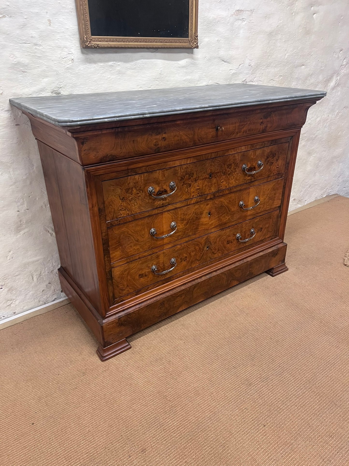 French Walnut Commode Chest