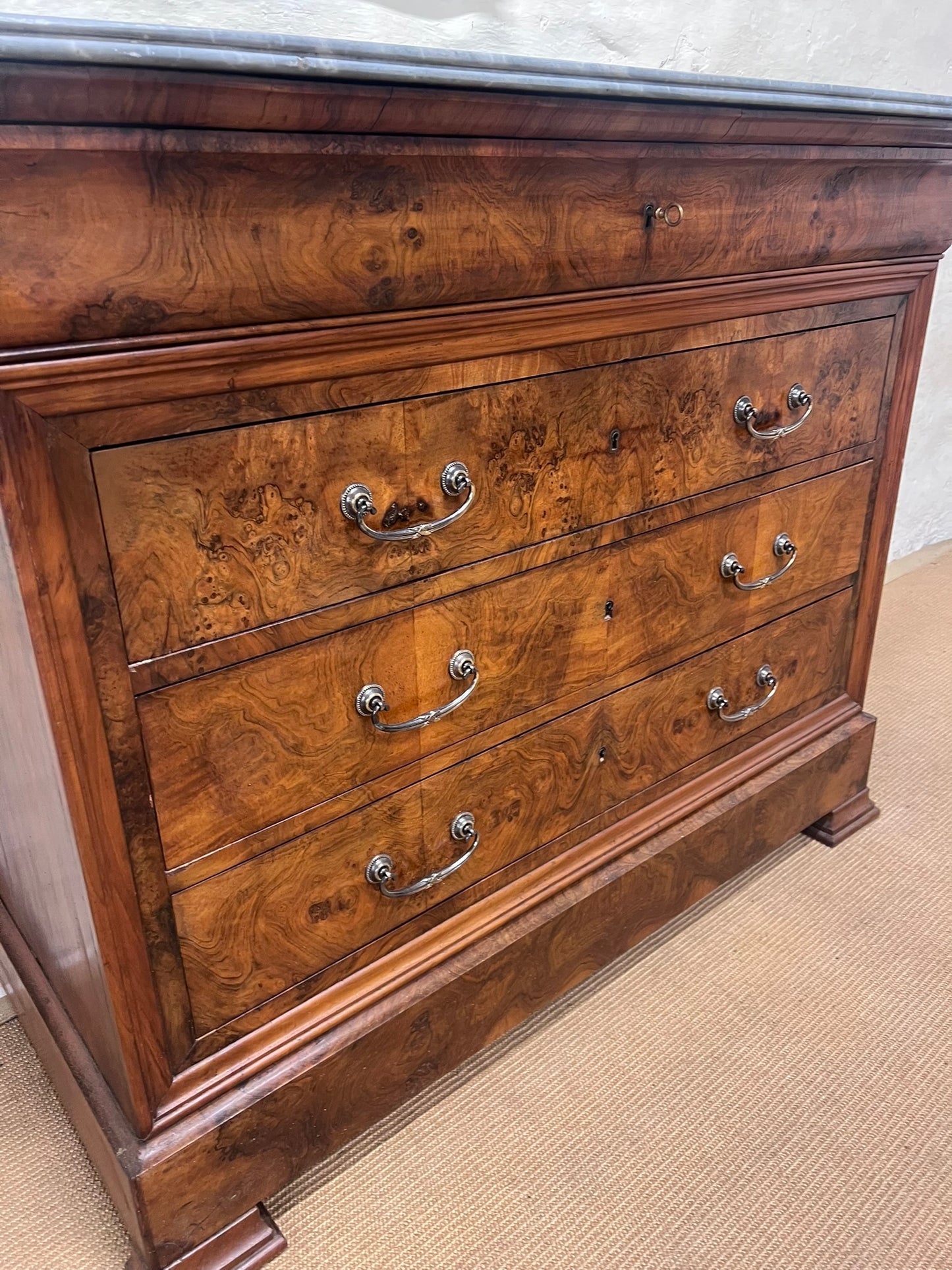 French Walnut Commode Chest