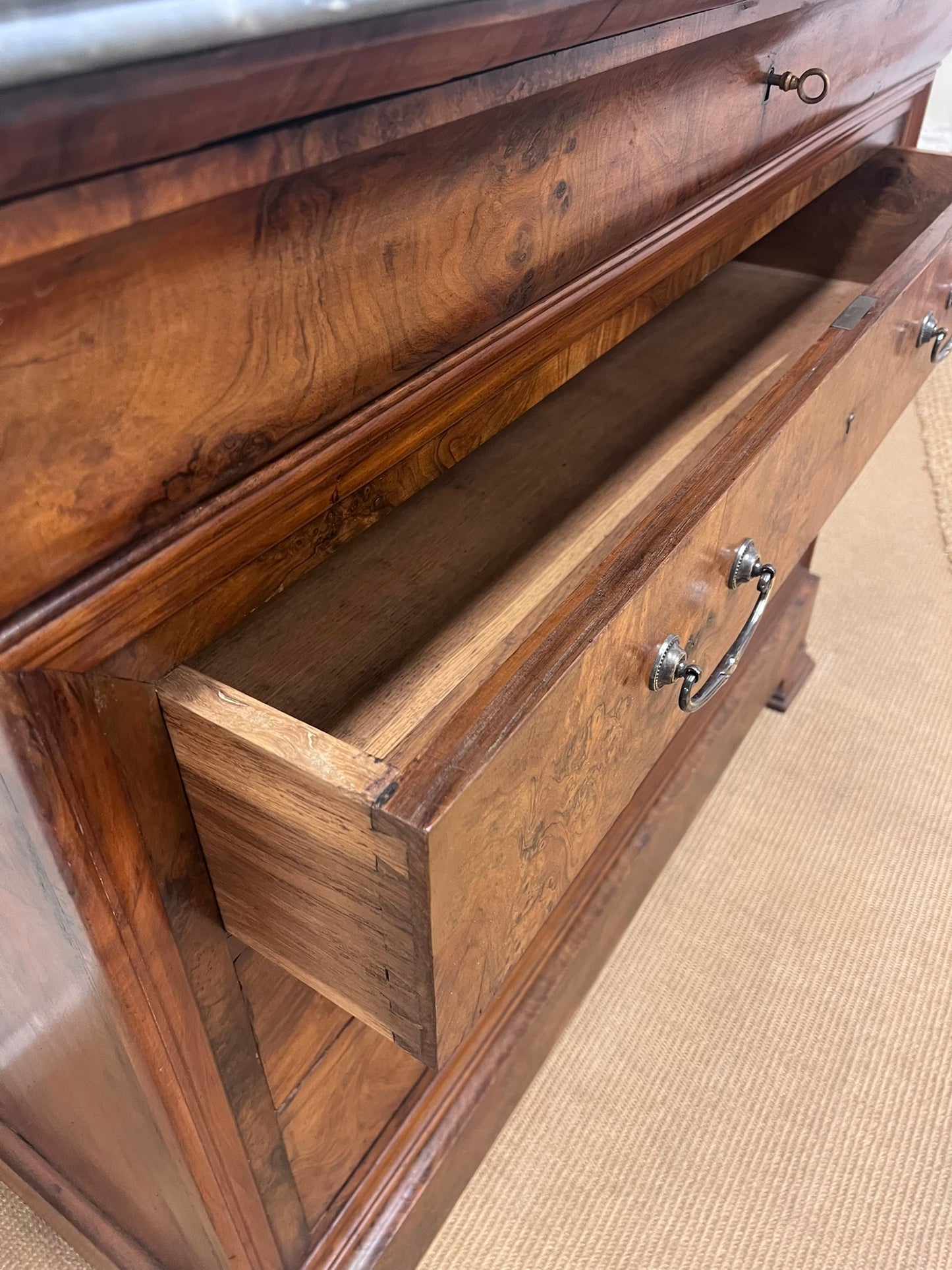 French Walnut Commode Chest