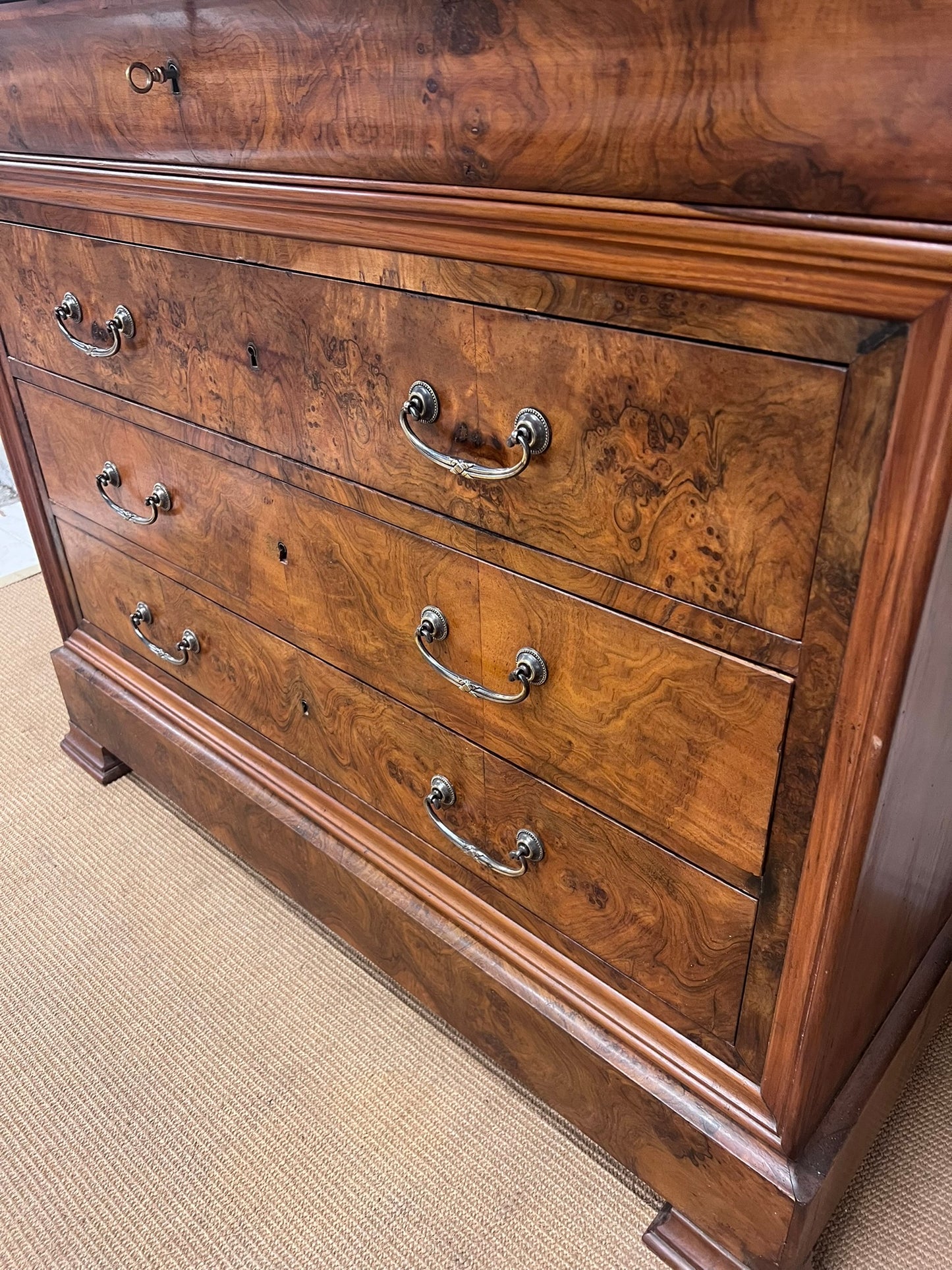 French Walnut Commode Chest