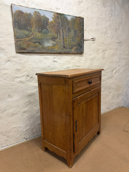 French Antique Pine Cupboard Ca 1850