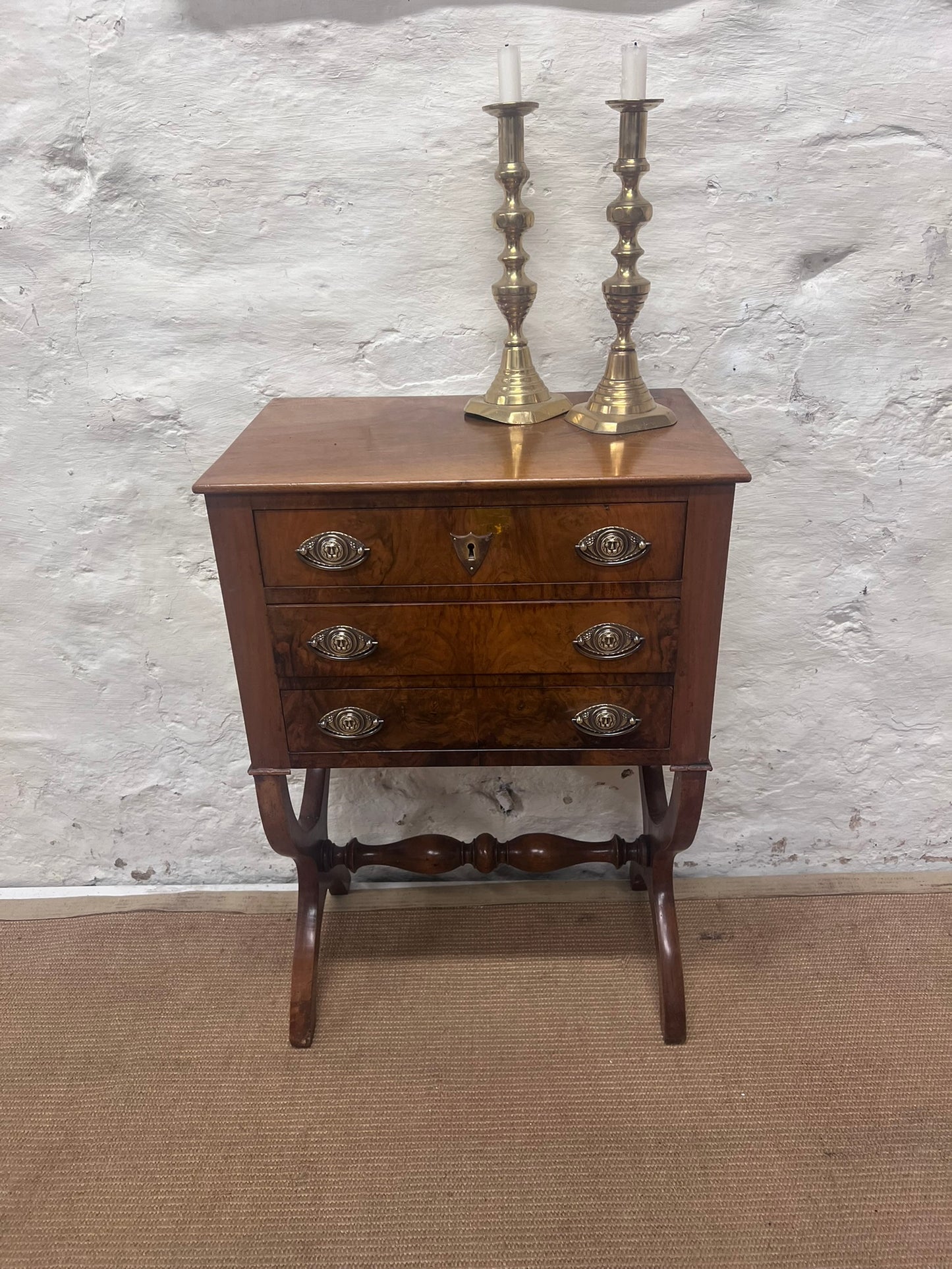 Small Antique Walnut Chest