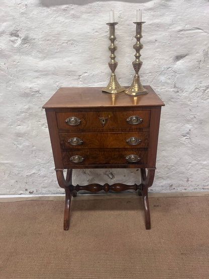 Small Antique Walnut Chest