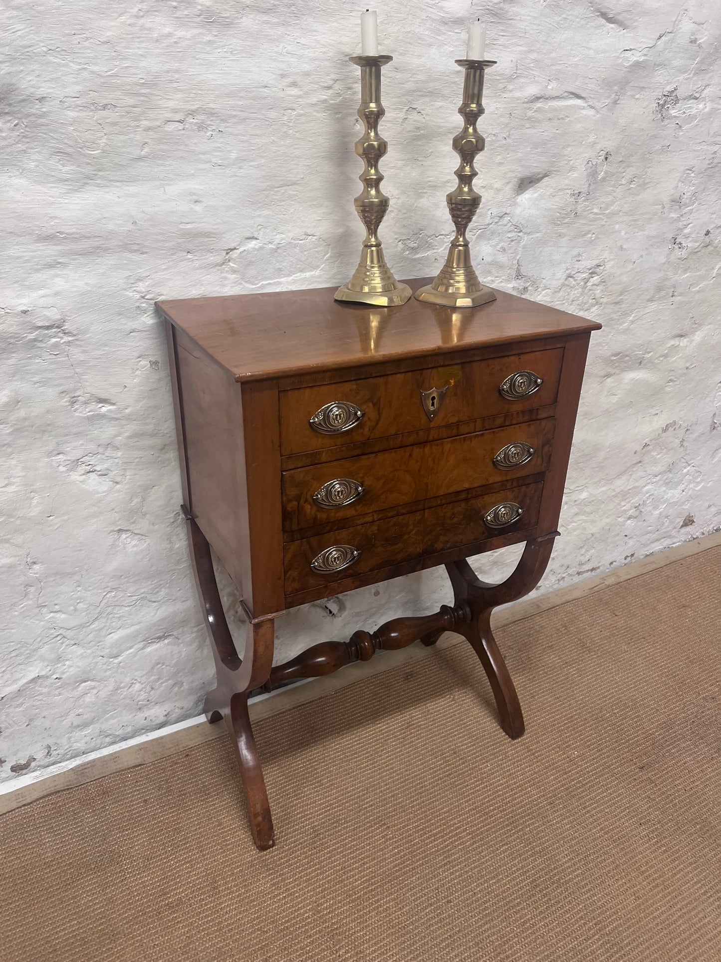 Small Antique Walnut Chest