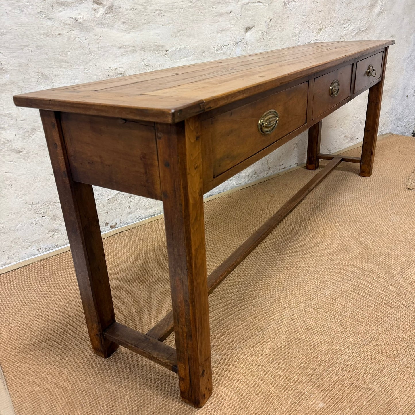 French Cherry Console Table