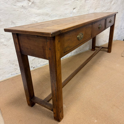 French Cherry Console Table
