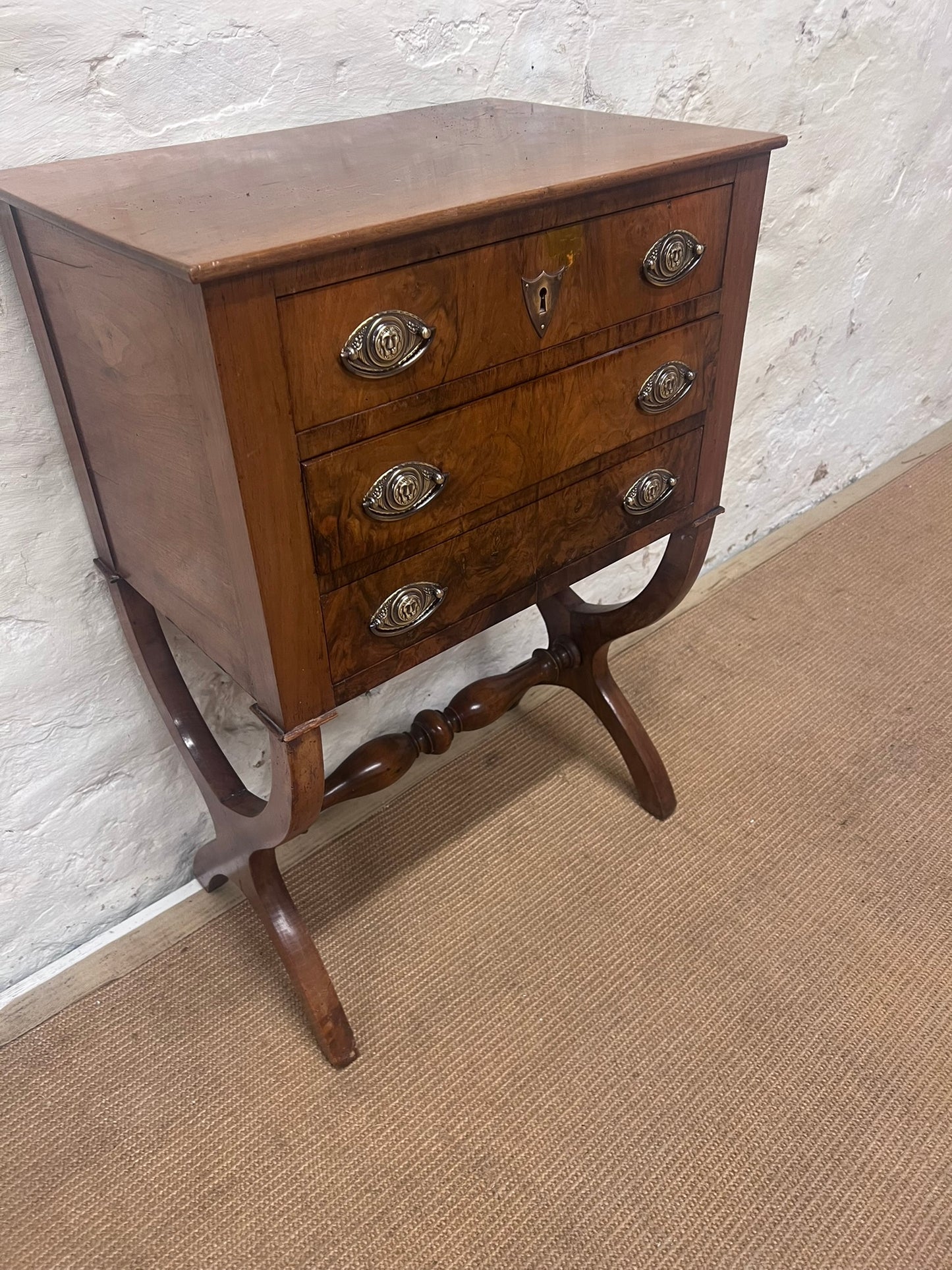 Small Antique Walnut Chest