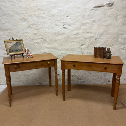 2 Pine Side Tables