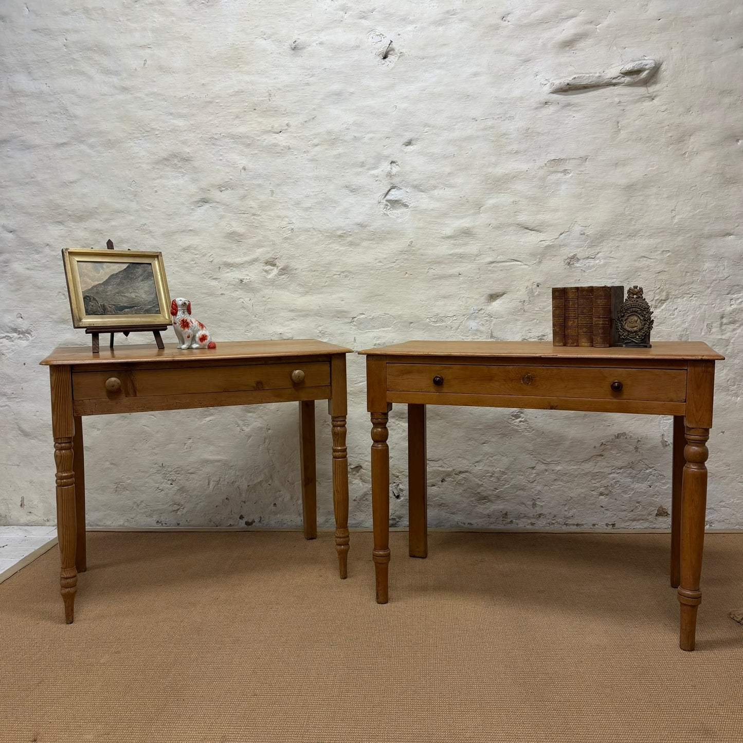 2 Pine Side Tables