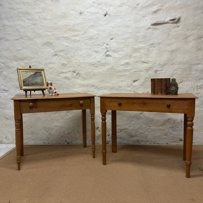 2 Pine Side Tables