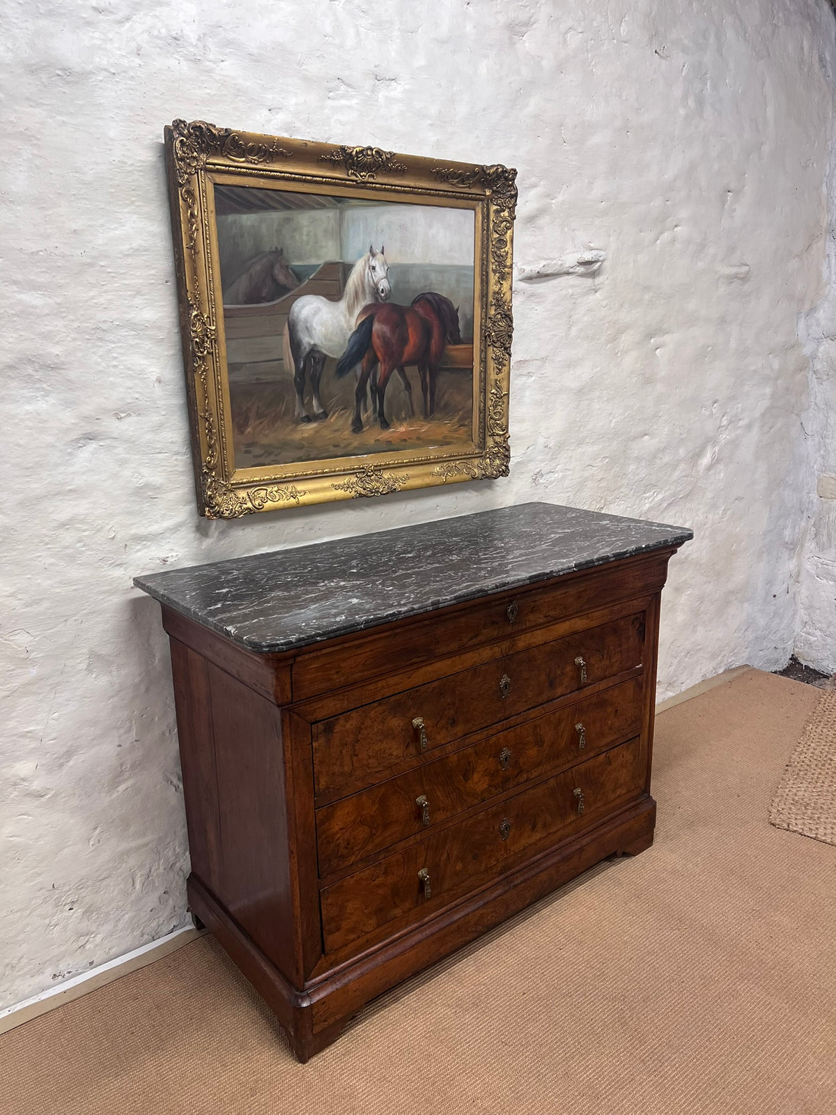 Antique French Walnut Commode