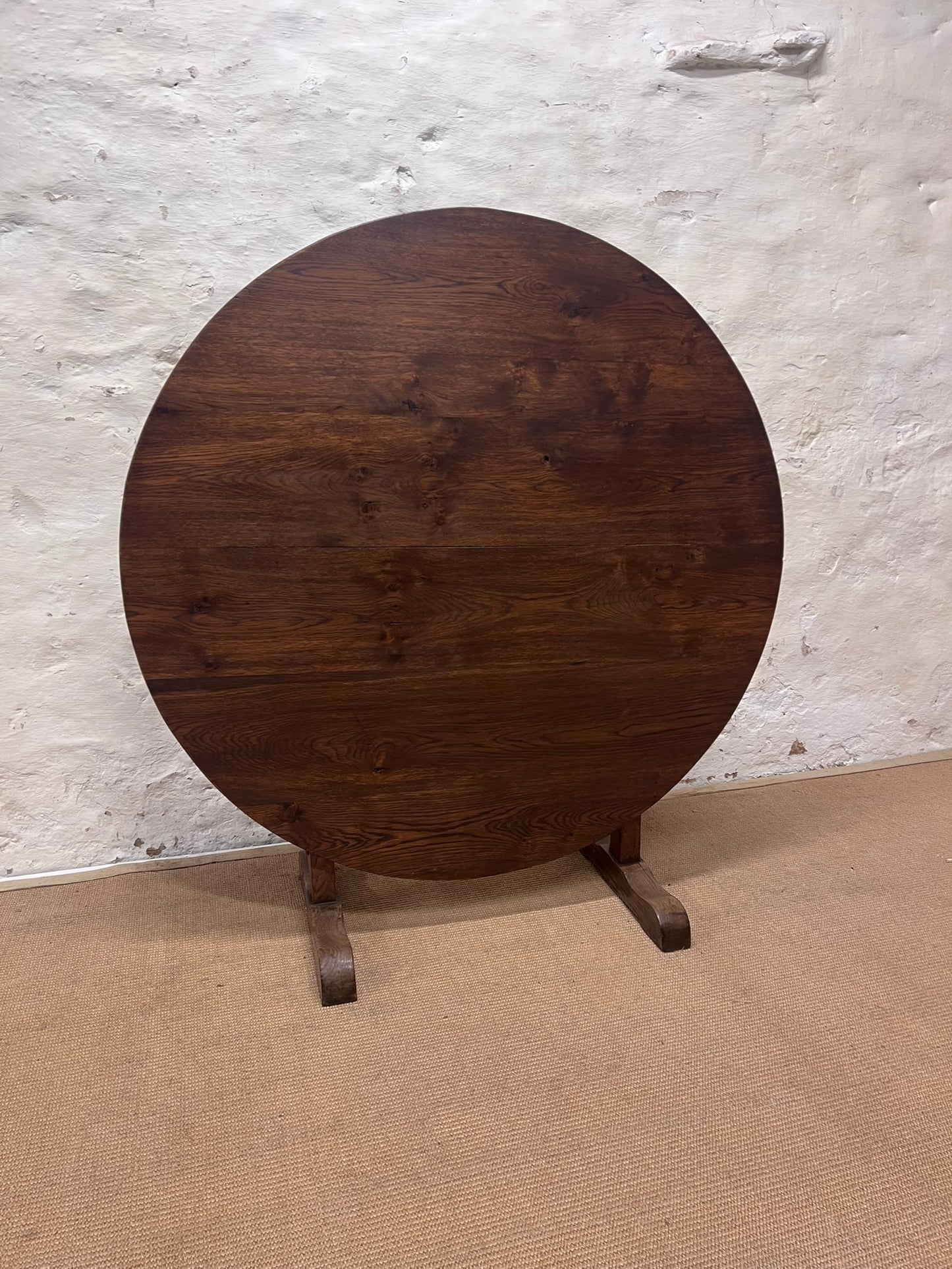 Antique Oak Vineyard Table ca 1880