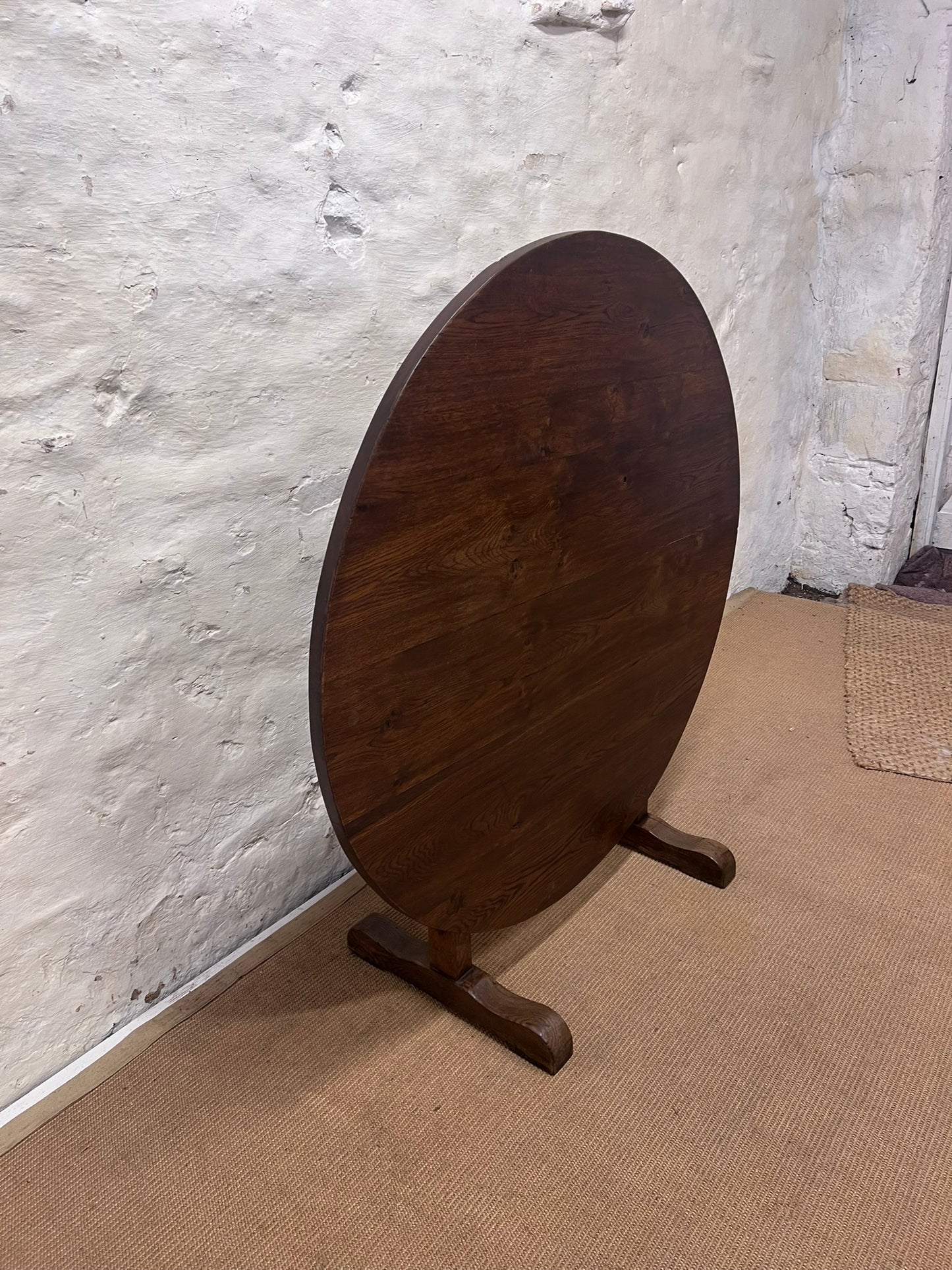 Antique Oak Vineyard Table ca 1880