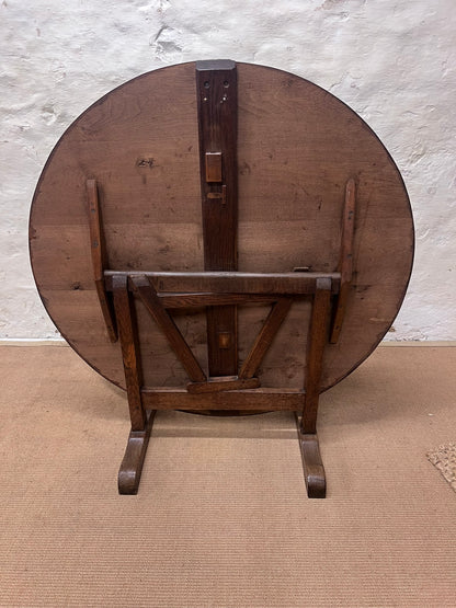 Antique Oak Vineyard Table ca 1880