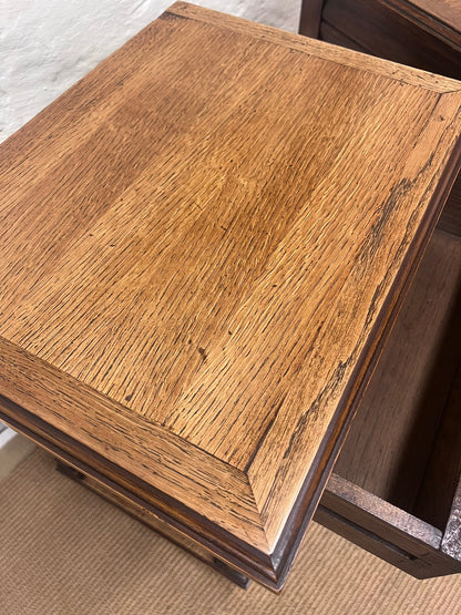 Pair of Oak End Tables ca 1920