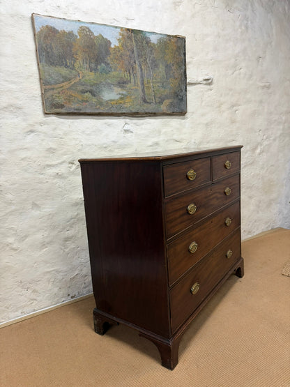 Antique Mahogany Chest of Drawers ca 1840 LM 252