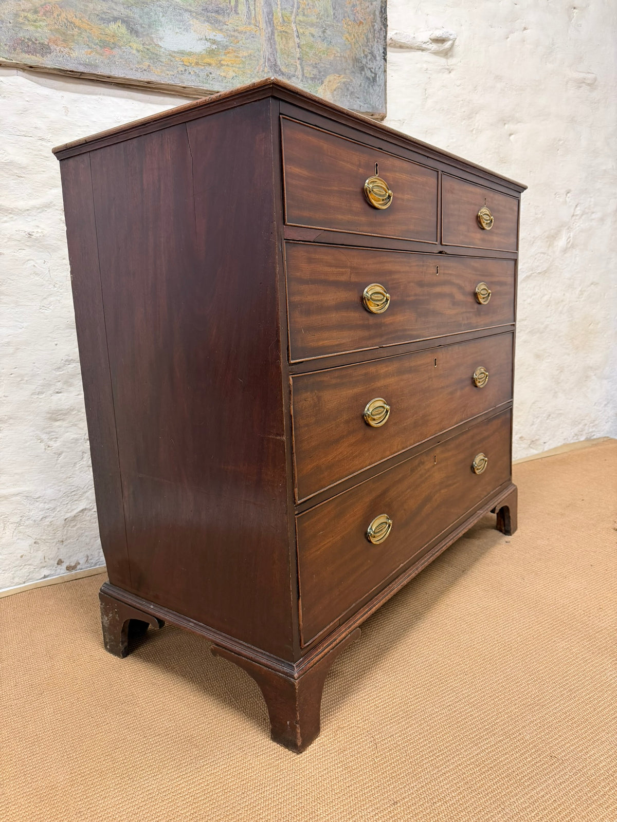 Antique Mahogany Chest of Drawers ca 1840 LM 252