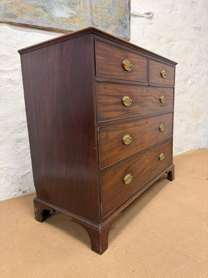 Antique Mahogany Chest of Drawers ca 1840 LM 252