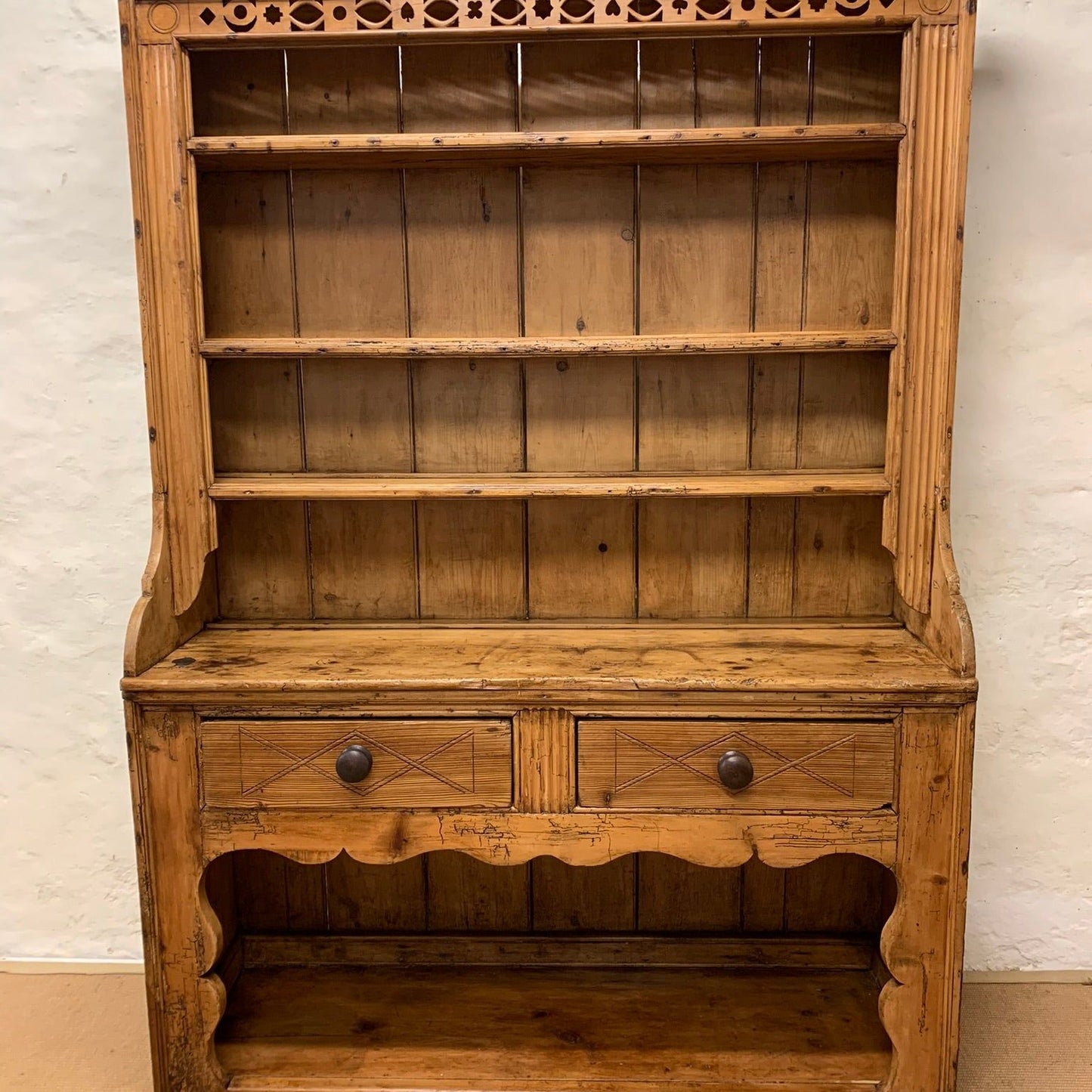 Irish Antique  Pine  Dresser