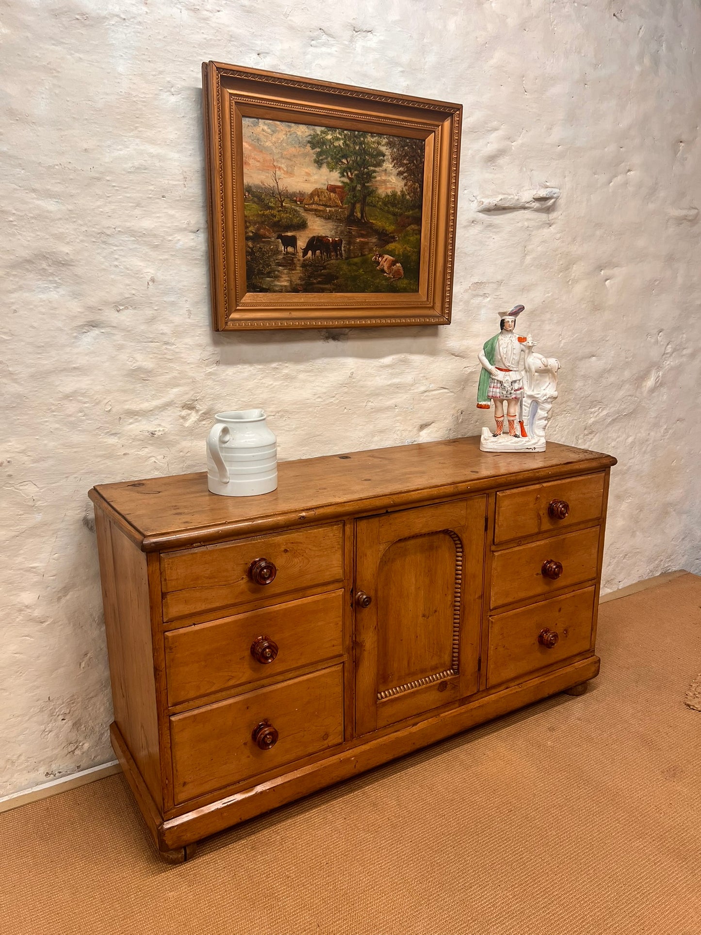 Antique Pine Dresser / Server