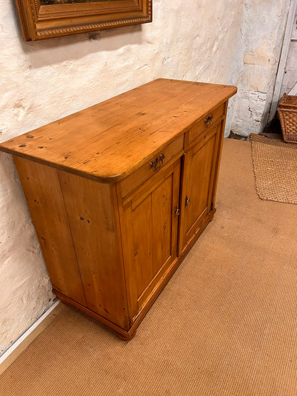 Antique 2 Door Pine Cupboard